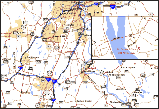 Maps To M. Ferrara & Sons